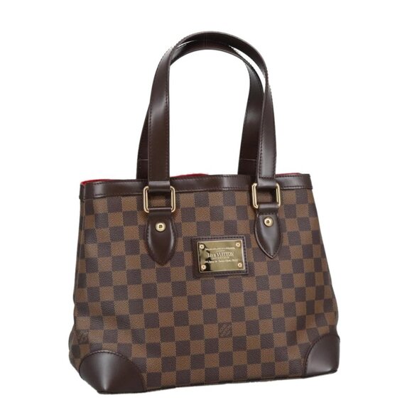 LOUIS VUITTON Damier Ebene Hampstead PM Tote Bag N51205 LV Auth ar12896A - Picture 1 of 16